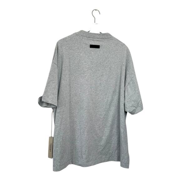 NWT Fear of God Essentials Gray Oversized Cotton T-Shirt Size M - Picture 8 of 8